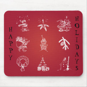 Customize Cute Christmas Design Mouse Pad