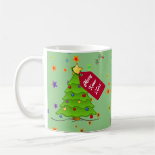 Customize Cute Christmas Tree Holiday Mug