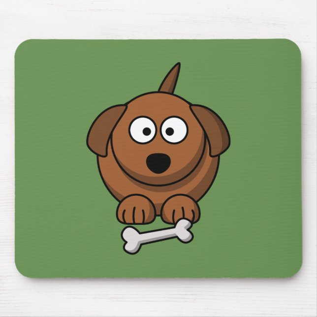 Customize Cute Dog for kids Mouse Pad (Front)