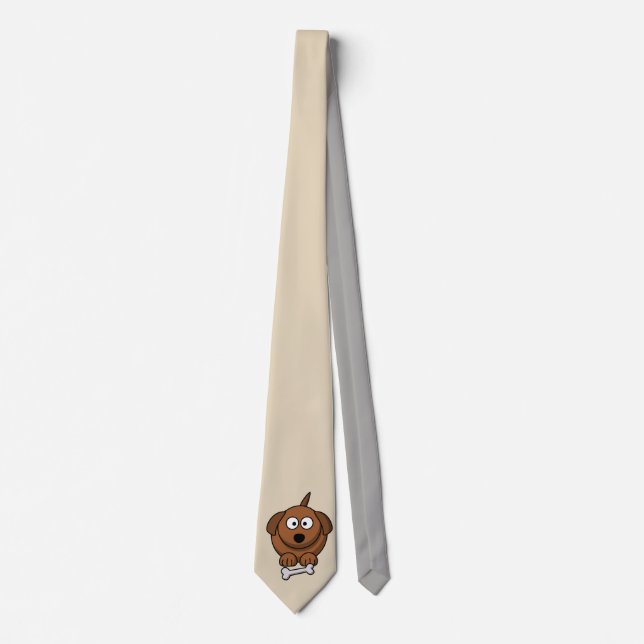 Customize Cute Dog for Kids Tie (Front)