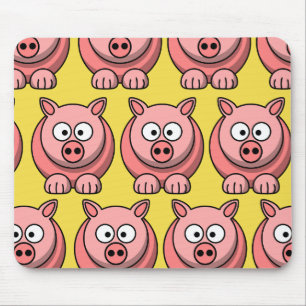 Customize Cute Pig Mousepad for Kids