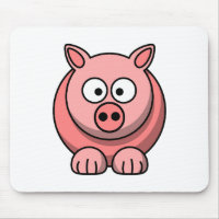 Customize Cute Pig Mousepad for Kids