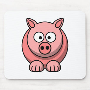 Customize Cute Pig Mousepad for Kids
