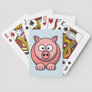 Customize Cute Pig Playing Cards