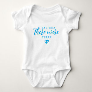 Customize Cute Then There Were Number  Baby Bodysuit