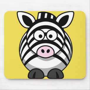 Customize Cute Zebra Mouse Pad