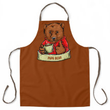 Customize Dad Papa Bear Morning Coffee Breakfast 