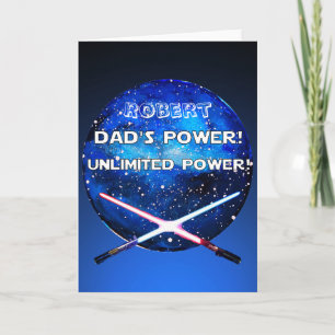 Customize DAD's POWER UNLIMITED POWER Light Swords Card