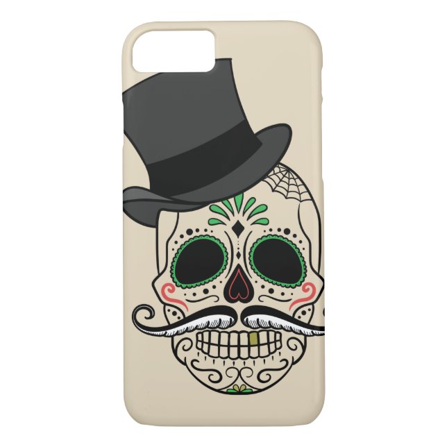 Customize Day of the dead skull case (Back)