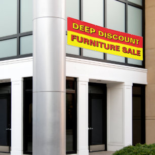 Customize Deep Discount Furniture Sale Large Banner