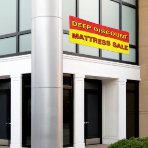 Customize Deep Discount Mattress Sale Large Banner