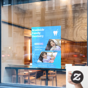 Customize Dental Dentist Clinic Picture Advert Window Cling