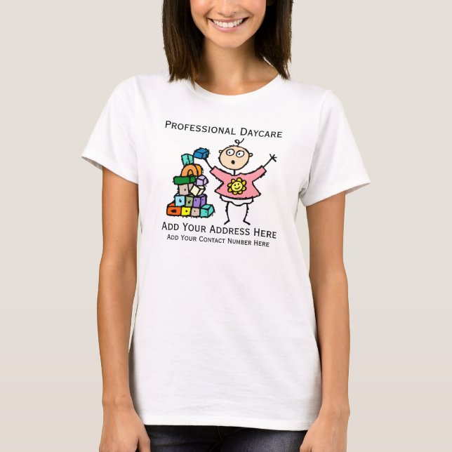 Customize Design For  DayCare Business T-shirt (Front)