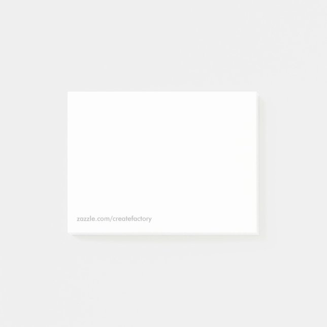 Customize / Design your own Post-it® Notes 4 x 3 (Front)