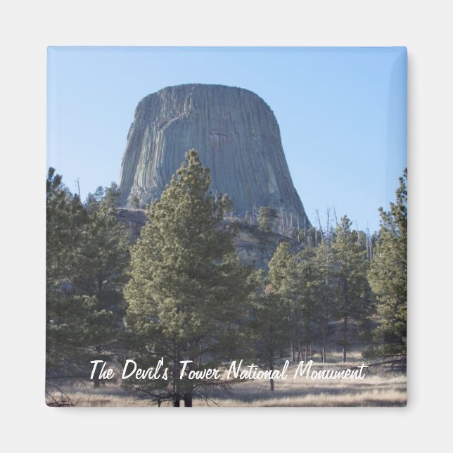 Customize Devil’s Tower National Monument photo Magnet (Front)