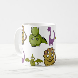 Customize Dinosaur Kids Coffee Mug