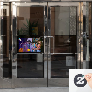 Customize Discount Clothing Shop Promo  Window Cling