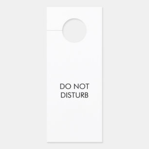 Customize Do not Disturb, Zoom Call, double sided Door Hanger