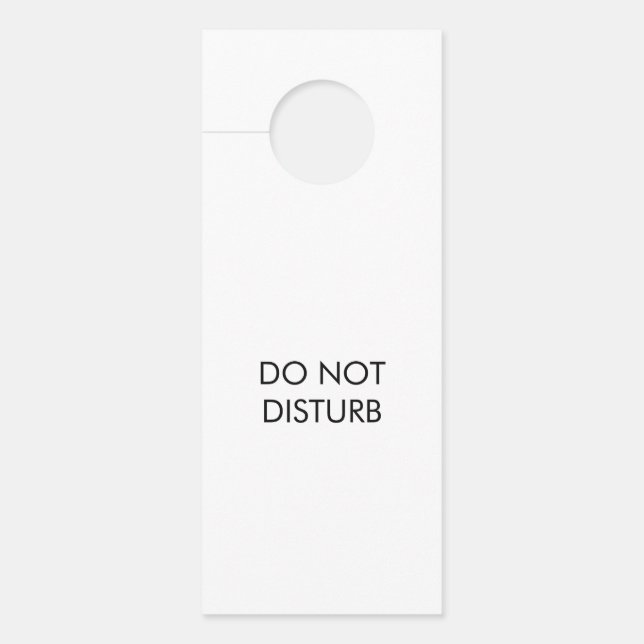 Customize Do not Disturb, Zoom Call, double sided Door Hanger (Front)