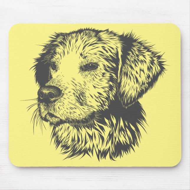 Customize Dog Mouse Pad (Front)