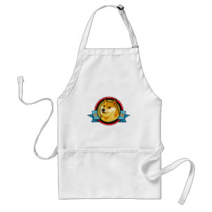 Customize Doge Meme Emblem With Your Own Text Standard Apron