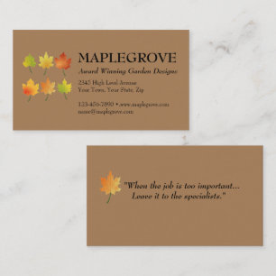 Customize Double-Sided Business Card with Logo
