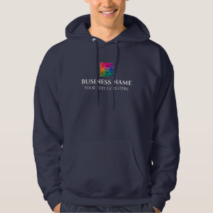 Customize Double Sided Print Company Logo Men's Hoodie