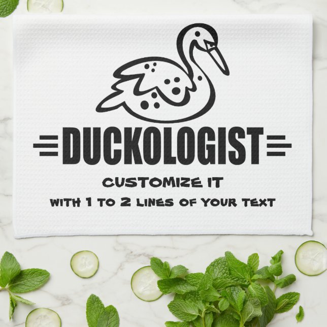 Customize Duck Kitchen Towel (Folded)
