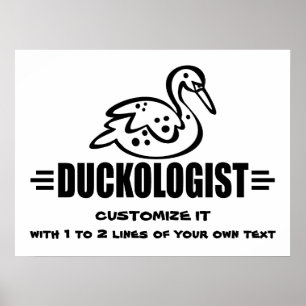 Customize Duck Poster