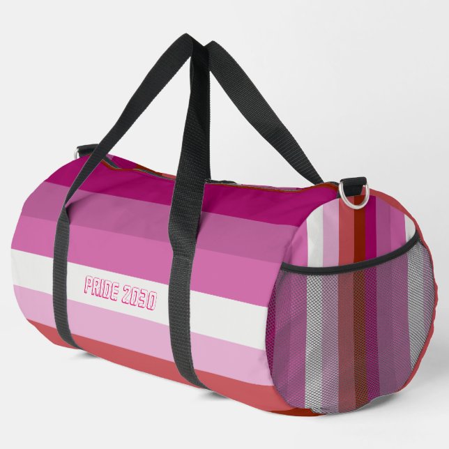 Customize Duffel Bag - Lesbian Pride  (Right Corner)
