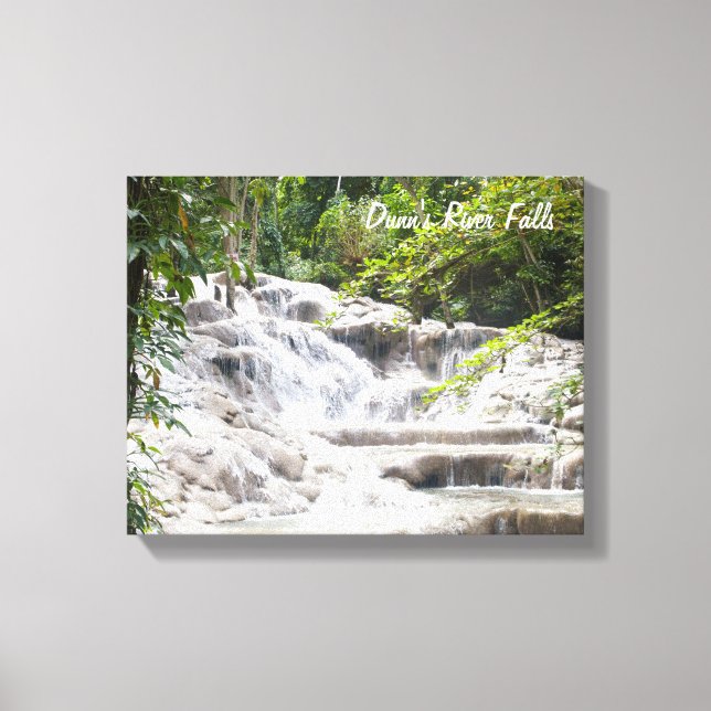 Customize Dunn’s River Falls photo Canvas Print (Front)
