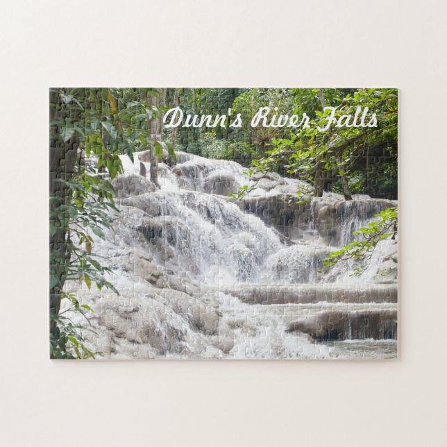 Customize Dunn’s River Falls photo Jigsaw Puzzle (Horizontal)