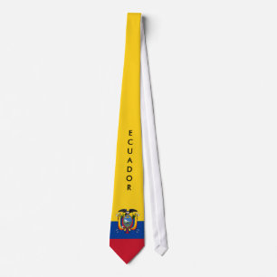 Customize Ecuador Flag Tie