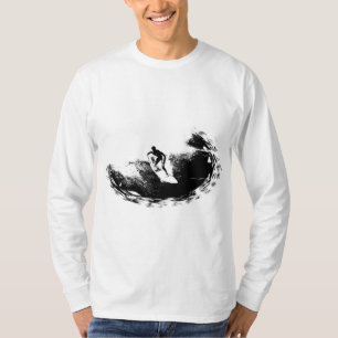 Customize Elegant Modern Surfer Trendy Template T-Shirt