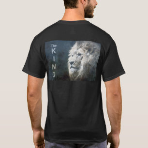Customize Elegant Pop Art Lion Head Template T-Shirt