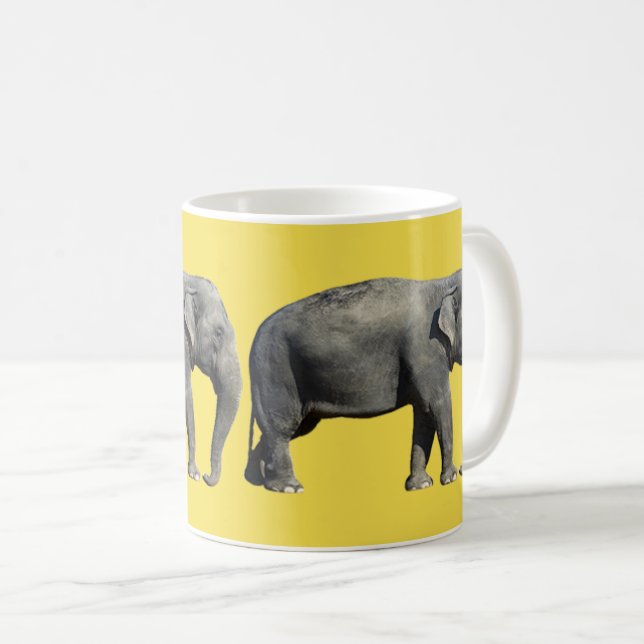 Customize Elephant Coffee Mug (Front Right)