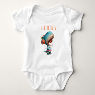 Customize Emma Gamer Baby Bodysuit 