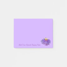 Customize Exotic Purple Passion Flower Notepad