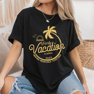 Customize Family Vacation 2025 Family Group Trip T-Shirt