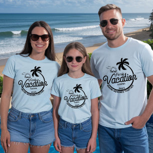 Customize Family Vacation 2025 Family Group Trip T-Shirt