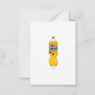 Customize fantastic, orange soda card