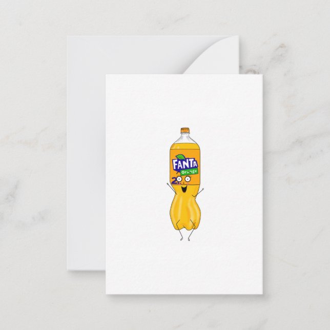 Customize fantastic, orange soda card (Front)