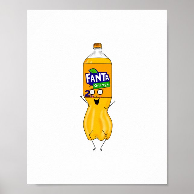 Customize fantastic, orange soda poster (Front)