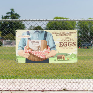 Customize Farm Fresh Organic Eggs For Sale Small Banner