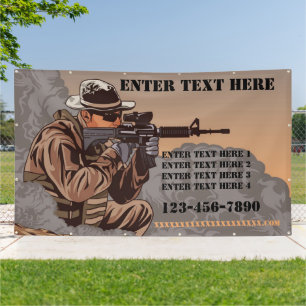 Customize Firearms Tactical Training School Large Banner