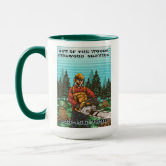 Customize Firewood Service Business Promotional Mug