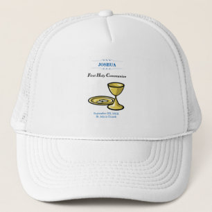 Customize, First Communion Body and Blood Trucker Hat