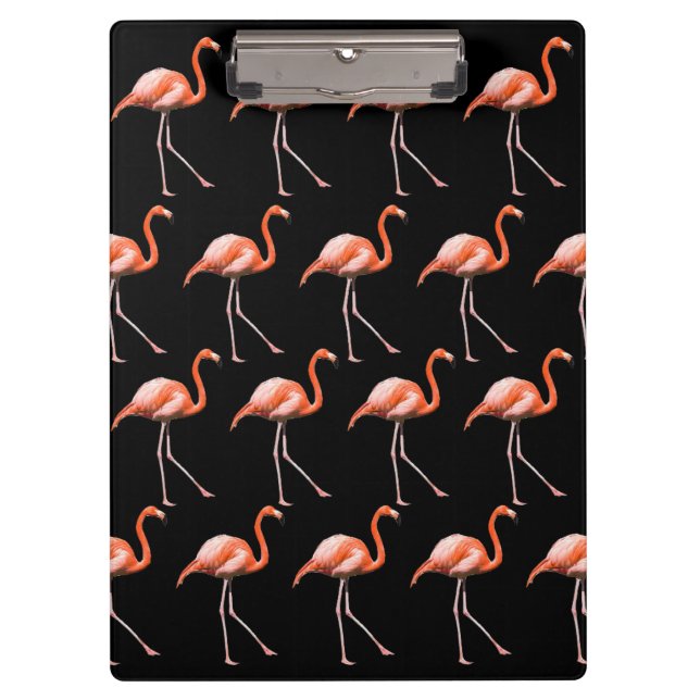 Customize Flamingos Clipboard (Front)