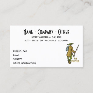 Customize Fly Fishing Business Card