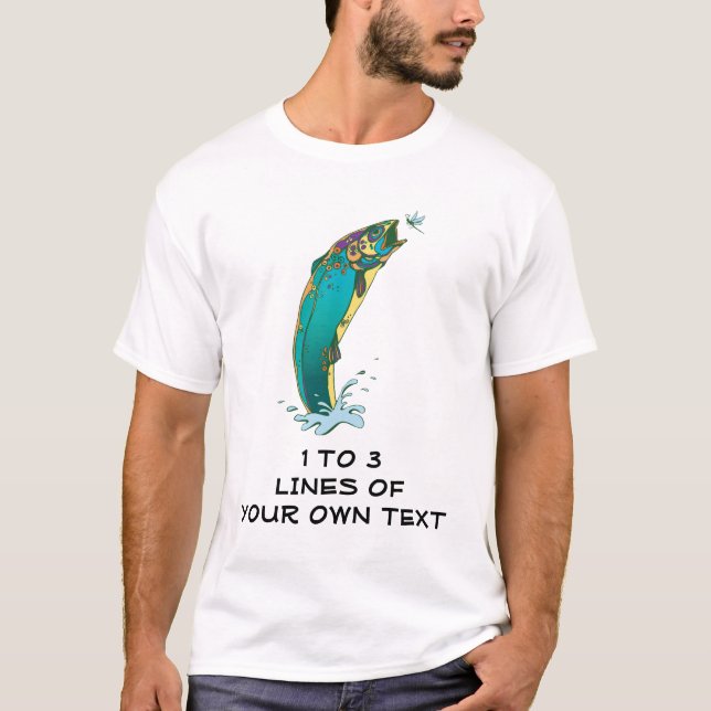 Customize Fly Fishing T-Shirt (Front)